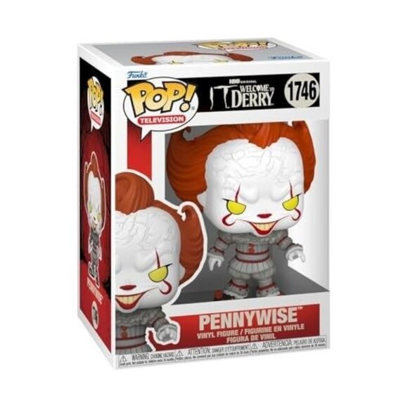 Funko Pop! Television Pennywise Welcome To Derry #1746 Vinyl Figure - Picture 2 of 9